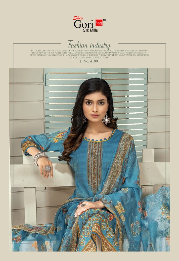 Shiv Gori Punjabi Kudi 41 Cotton Printed Casual Wear Dress Material Collection